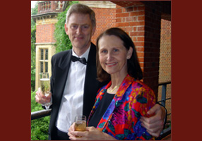 John Guy and Julia Fox