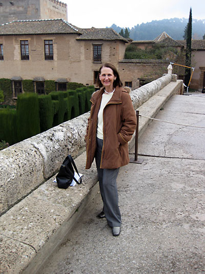 Julia at the Alhambra, Granada